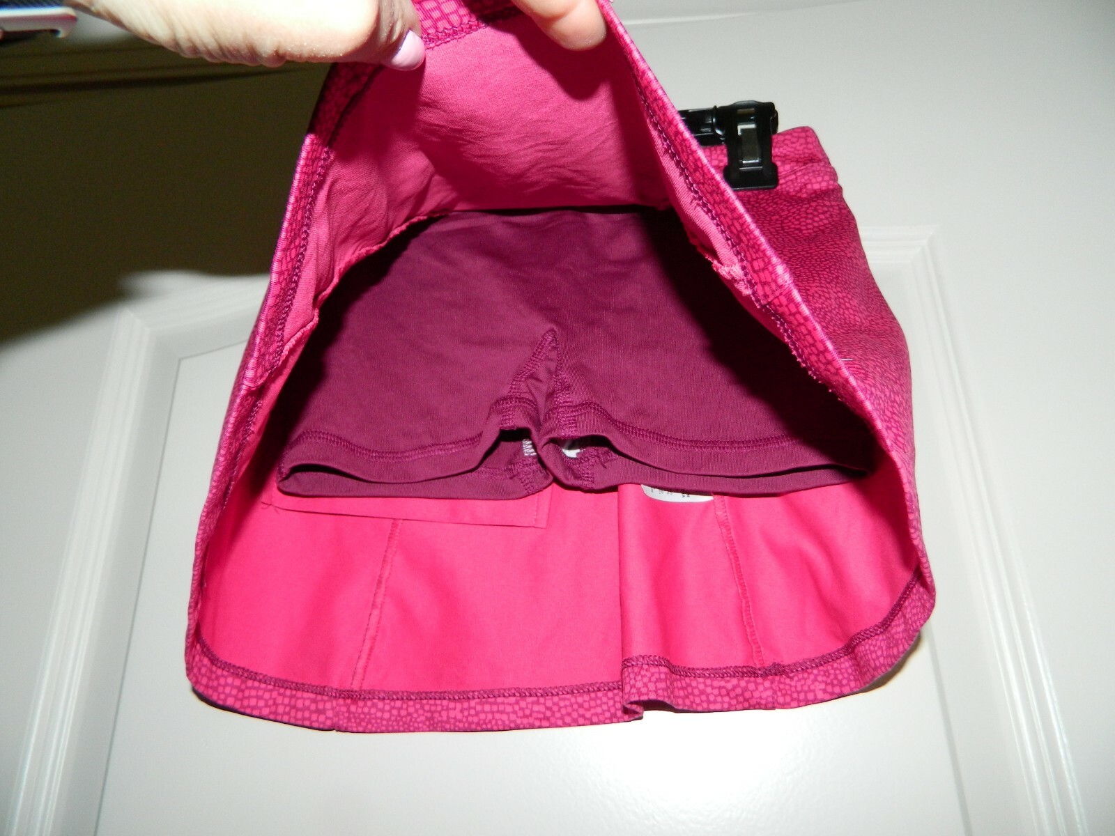 Girl's Nike Golf Hot Pink Skirt Skort Size XS 7-8