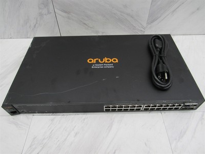 ARUBA HPE J9776A 2530-24G 24 PORT GIGABIT L2 MANAGED SWITCH /w Power Cable