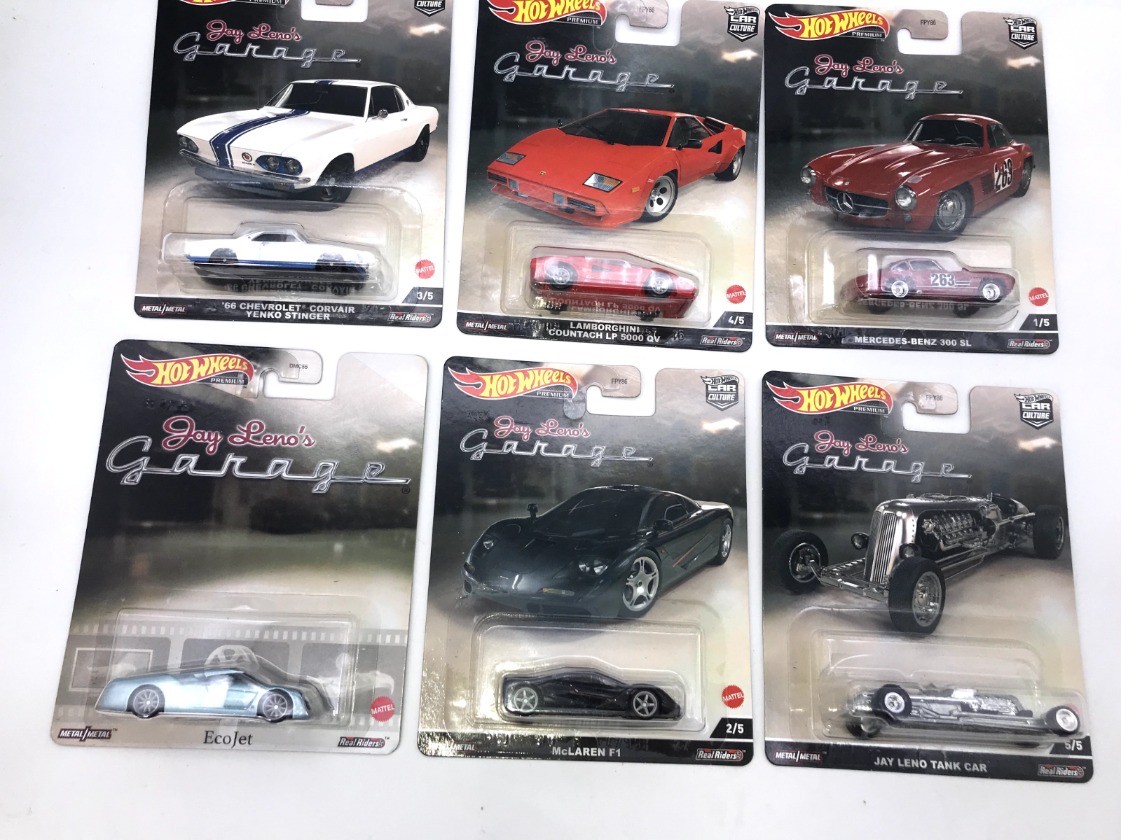 ホットウィール カーカルチャー Jay Leno's Garage 5台セット Hot Wheels Premium 2022 Car Culture 