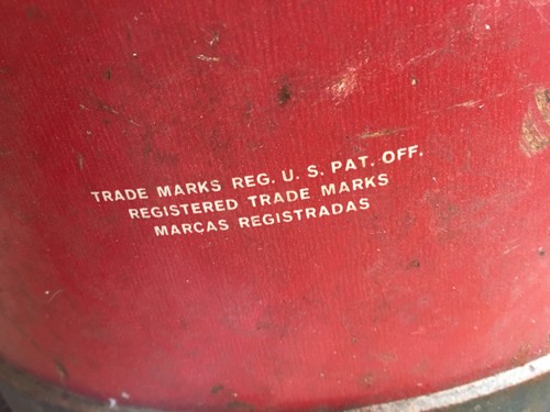 VINTAGE ENCO BARREL  W/ GEAR OIL GX140 LUBE PUMP* ENCO * THE HUMBLE OIL CO.