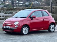 2008 Fiat 500 1.2 Lounge 3dr Bright Red, Fab condition throughout, low miles Hpi