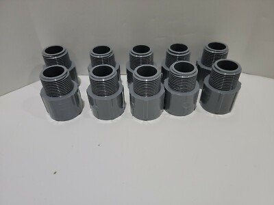  1'' Male Adapter - CPVC - Schedule 80. LOT OF 10