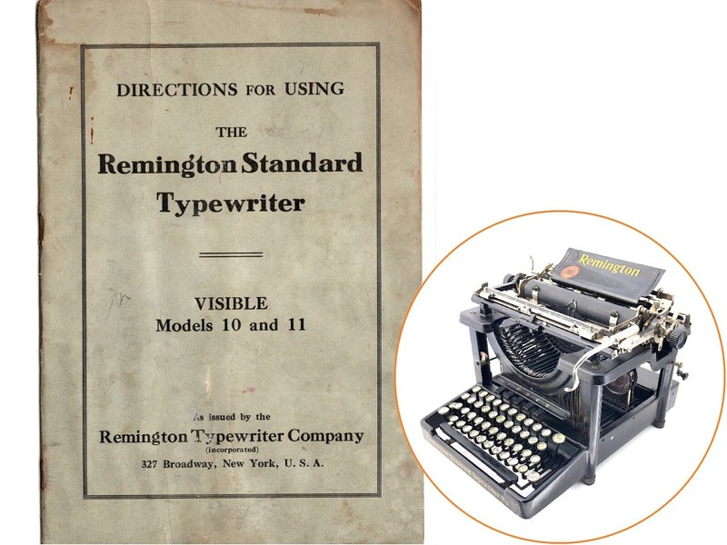 1909 Remington 10 on the Typewriter Database