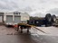 Broshuis extending low loader trailer 800mm running hight 