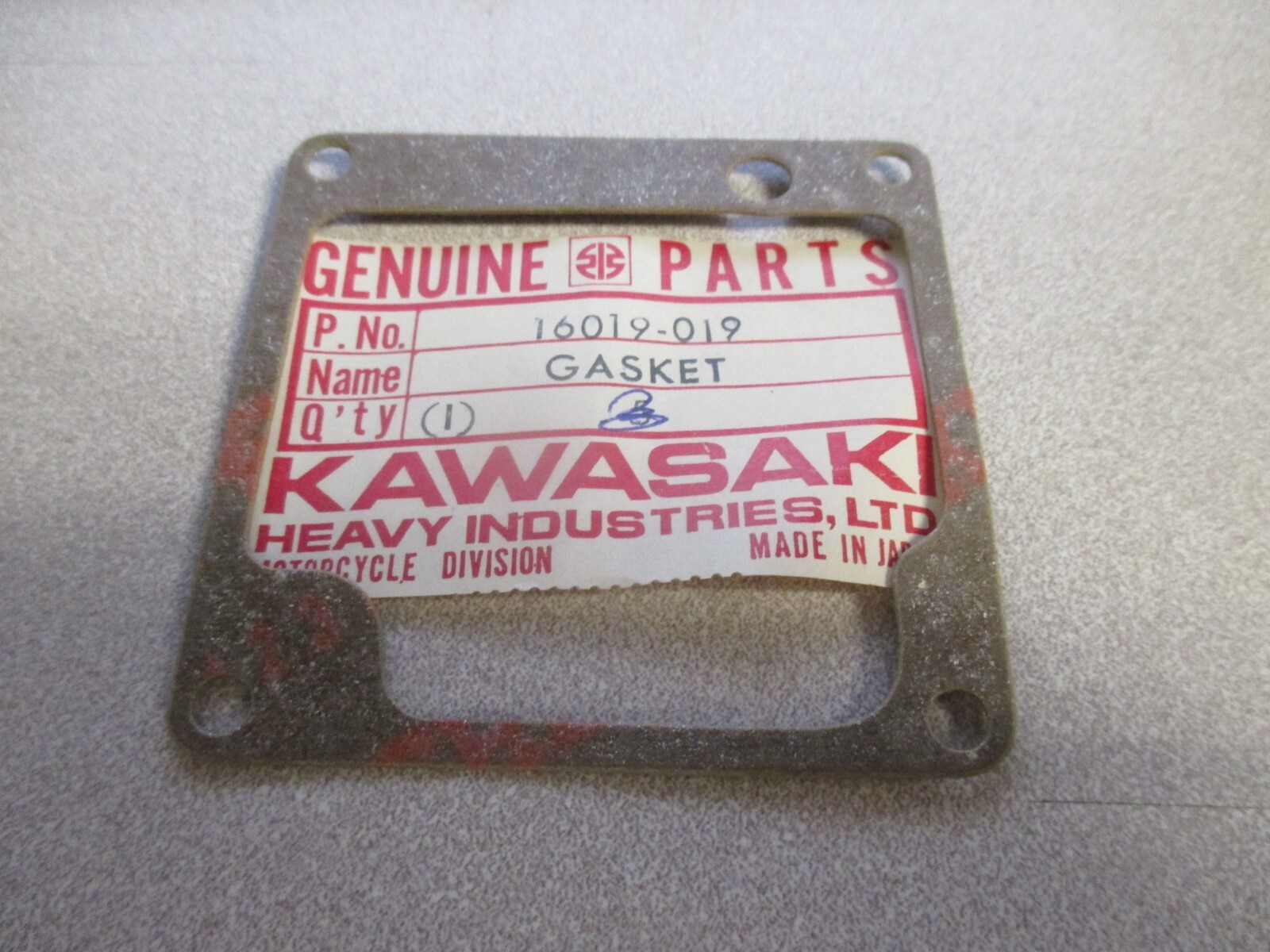 NOS Kawasaki Carburetor Float Chamber Gasket 71-75 Z1 16019-019