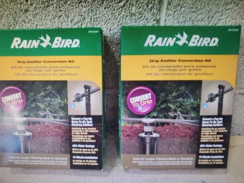 Rain Bird Drip Irrigation Sprinkler Kit, 1800 Series Pop-Up to 6 Drip, 2 packs