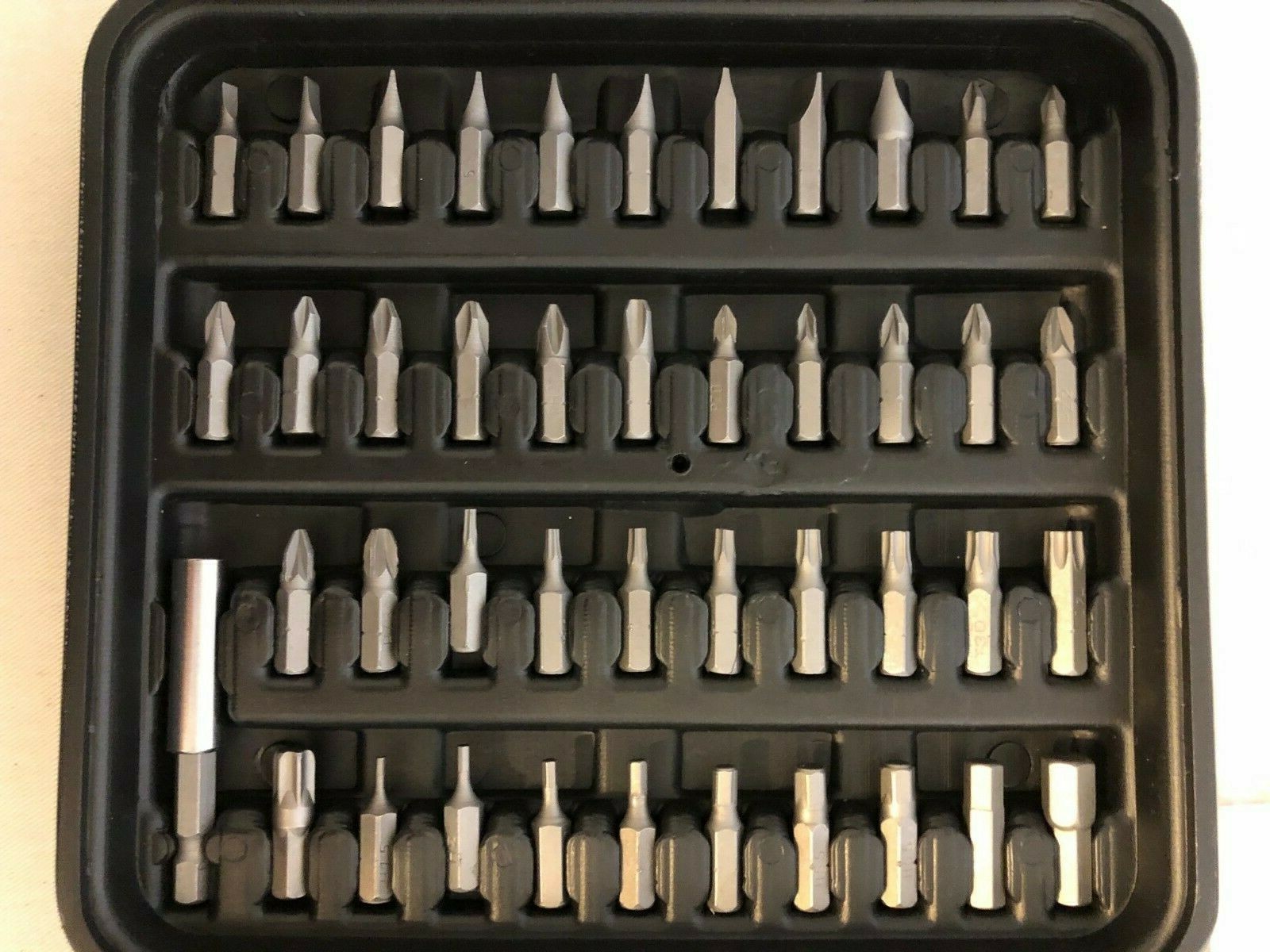 NEW! CORDLESS SCREWDRIVER 4.8V - 43 DIFFERENT SIZES & SHAPED BITS