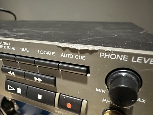 SONY MDS-E12 Professional Minidisc Recorder Player Tested