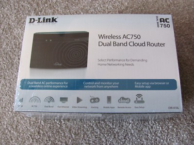 Brand New D-Link Wireless AC 750 Dual Band Cloud Router (DIR-810L)