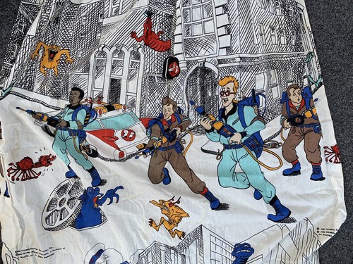 Vintage Stevens 1980s Ghostbusters Curtain 1986