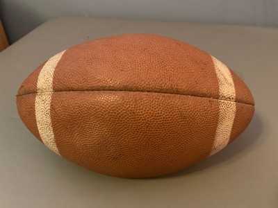 VINTAGE Johnny Unitas SPALDING #364 Double Lined Genuine Leather Football