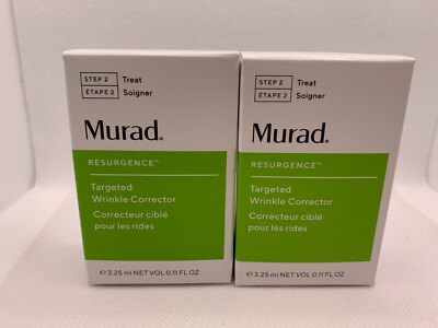 2x Murad: Resurgence Targeted Wrinkle Corrector Step 2, mini  Size, 3.25ml