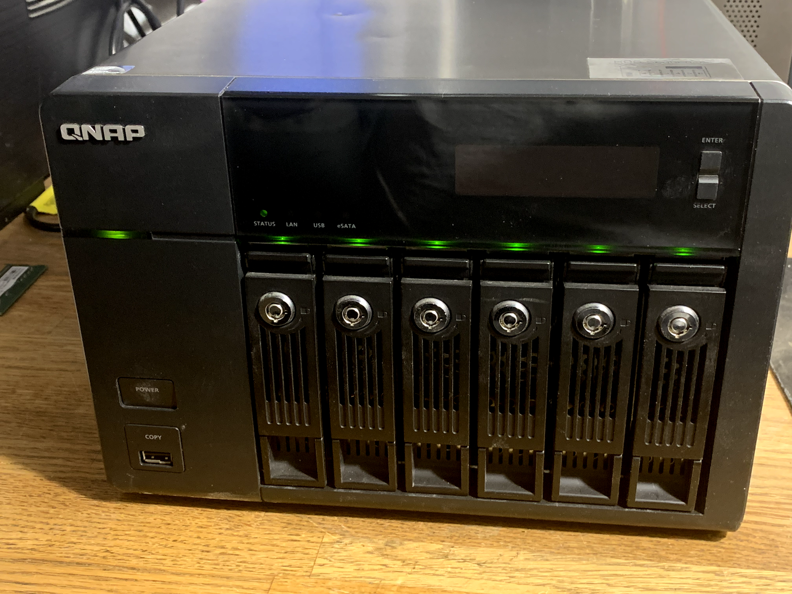 Qnap TS-659 Pro+ 6 Bay NAS 16.6Tb Terabyte W/ 6 3.0Tb Drives Qnap TS-659 Pro+ 6 Bay NAS 16.6Tb Terabyte W/ 6 3.0Tb Drives