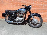 AJS Model 31 650cc 1960 - Original registration number - Buff log book - see vid