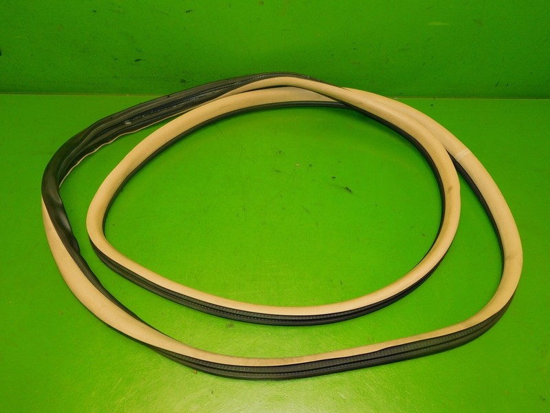04-08 Acura TL OEM rear back driver left door frame chassis rubber seal trim tan