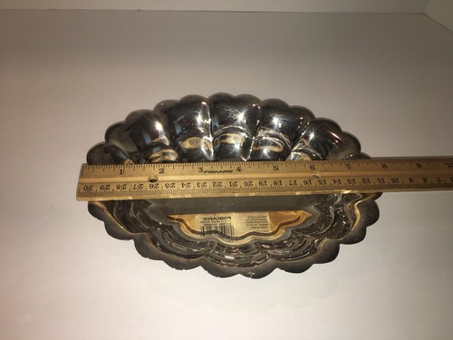 Vintage Oneida Fluted Oval Bon Bon Dish in Original Box