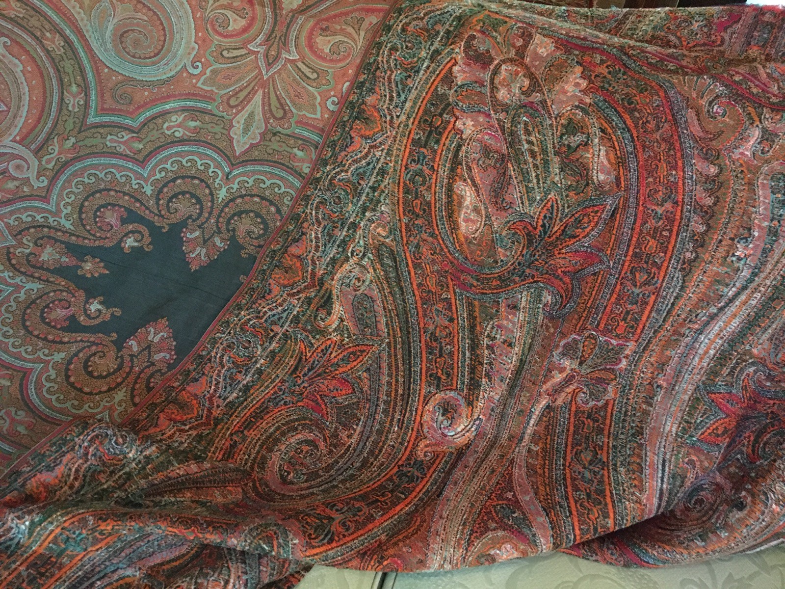 Last Quarter 19th Century Large Paisley Shawl