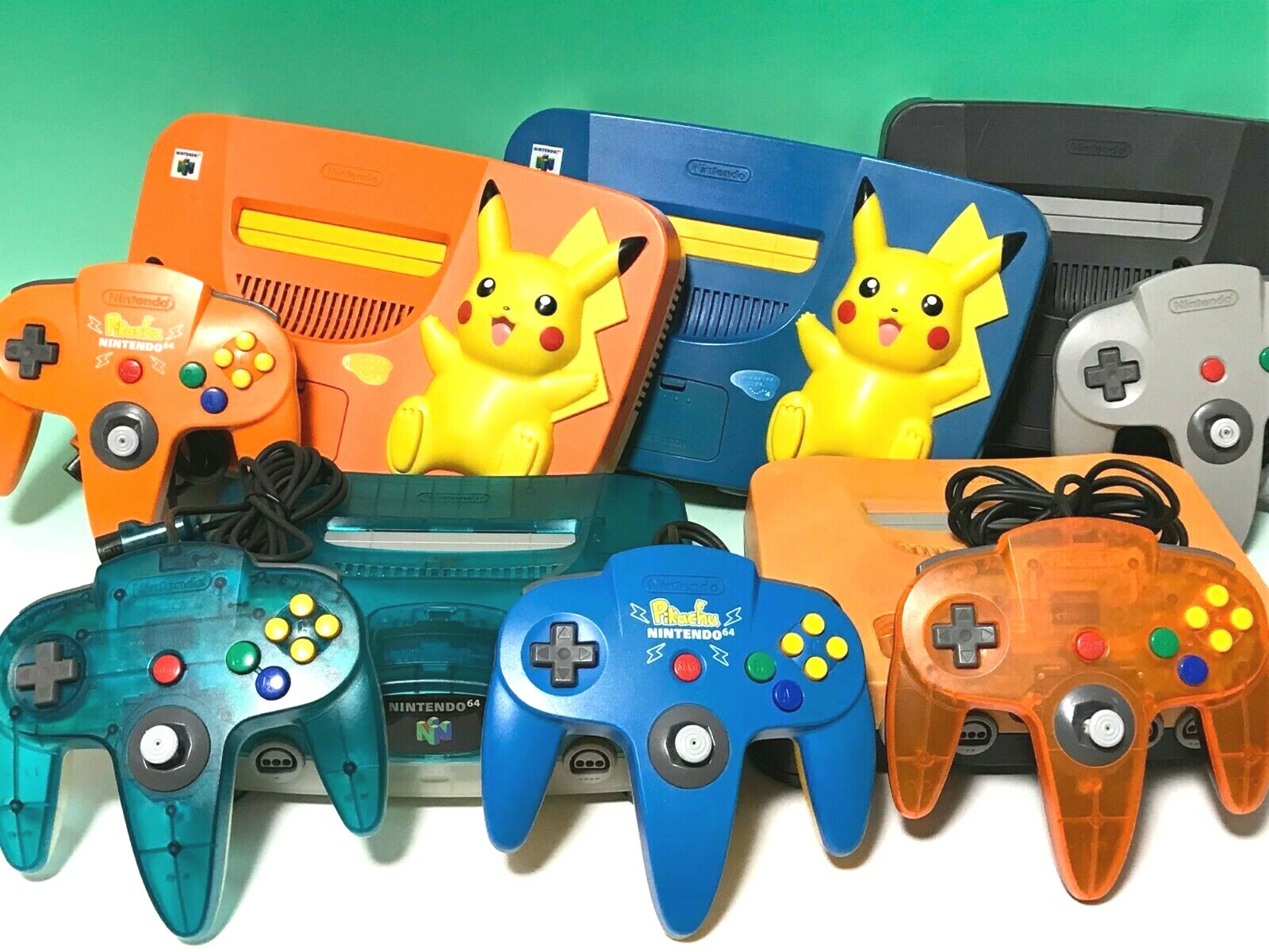 Nintendo 64 Console Choose Color Up to 4 Controllers NTSC-J Nintendo 64 Console Choose Color Up to 4 Controllers NTSC-J