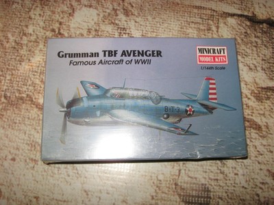 Model Kit Minicraft TBF Avenger Grumman WWII 1:144 1 14414