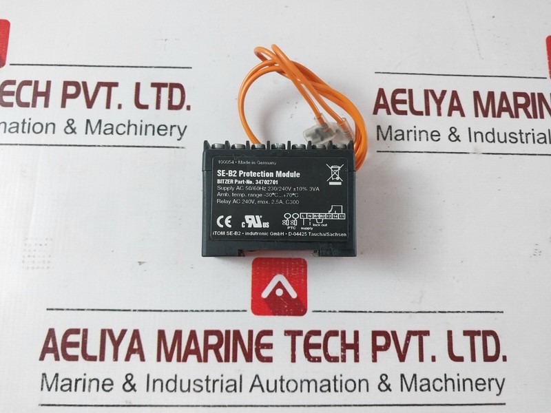 Indutronic 34702701 Se-B2 Protection Module Ac240v,2.5a,C300