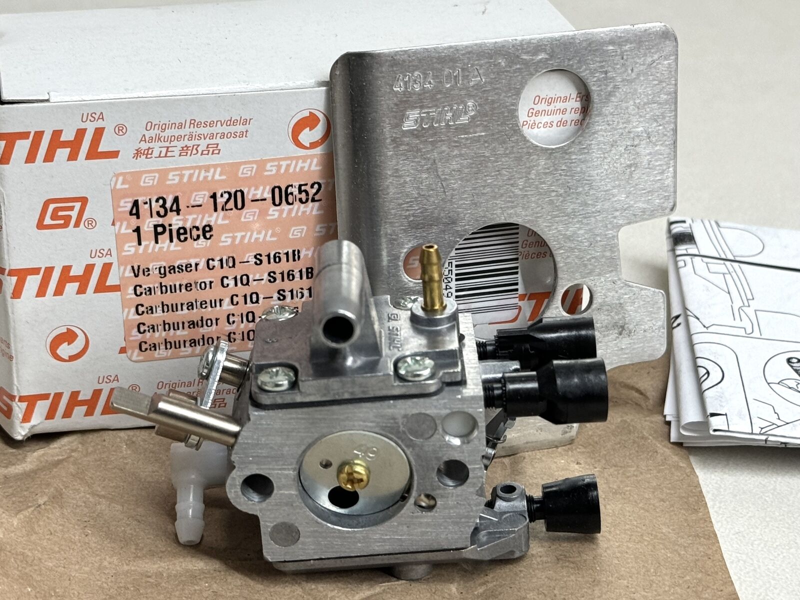STIHL OEM ZAMA CARBURETOR 4134 120 0652 FS120 BT120C BT121 GENUINE CARB C1Q-S161 STIHL OEM ZAMA CARBURETOR 4134 120 0652 FS120 BT120C BT121 GENUINE CARB C1Q-S161