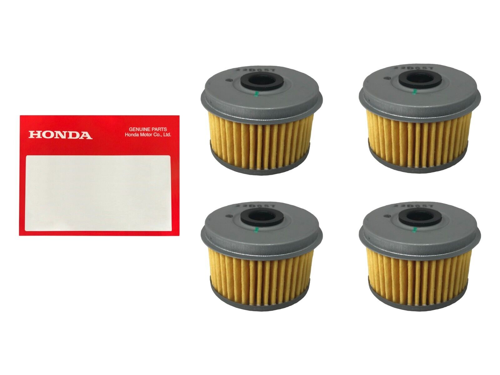 4 Pack OEM Honda Oil Filter 15410-KYJ-902 Replaces (15410 4 Pack OEM Honda Oil Filter 15410-KYJ-902 Replaces (15410