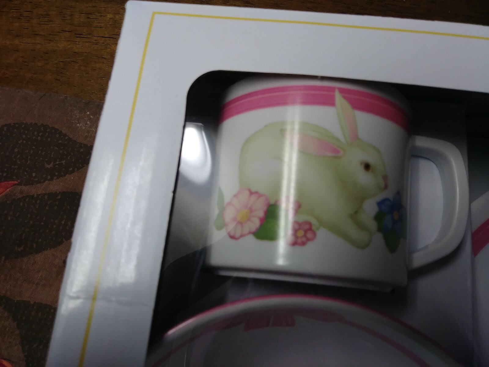 Portmeirion Botanic Garden Terrace Bunny Melamine 3 Piece Set