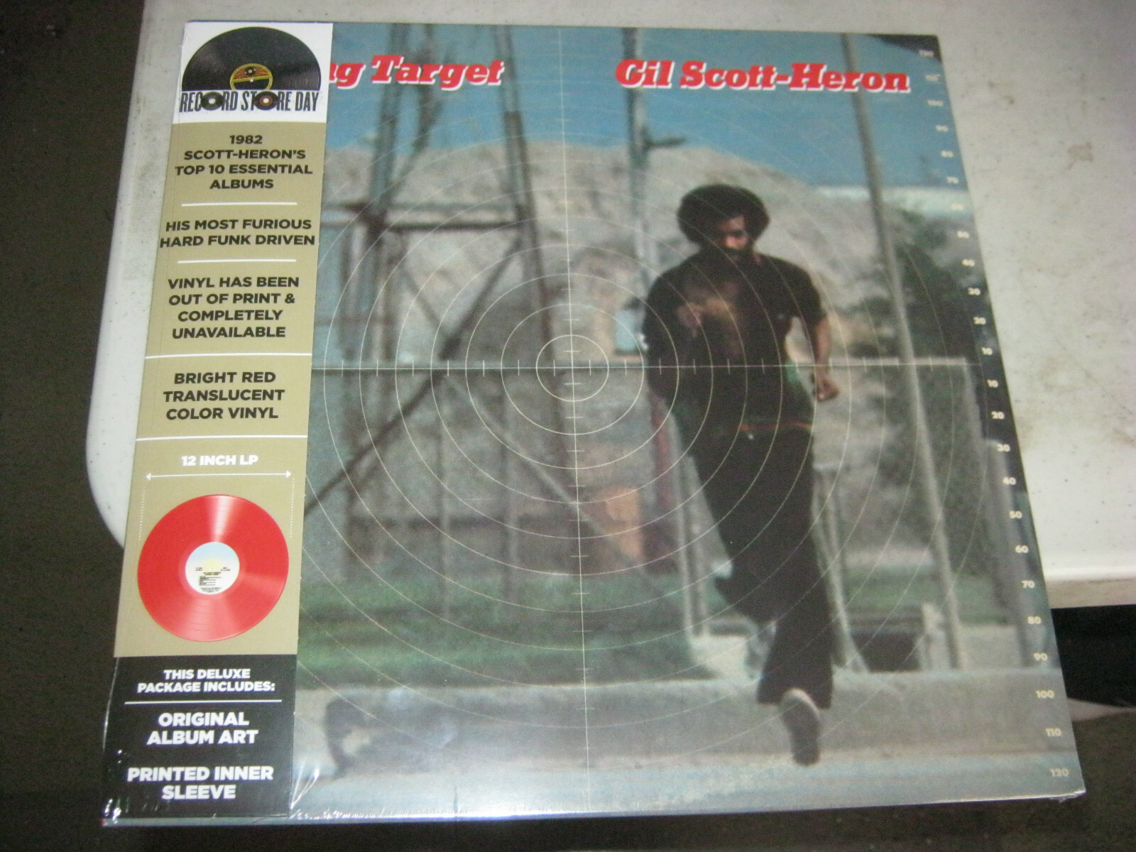 Gil Scott-Heron ~ Moving Target [NEW LP] RSD 2025 RED VINYL