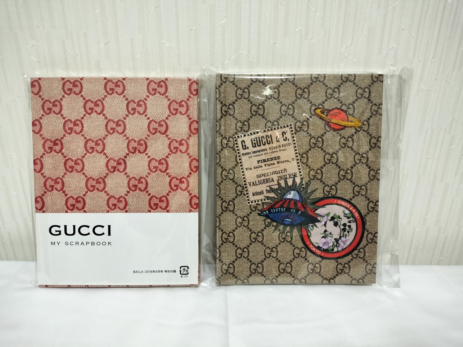 GUCCI - 新品・未開封　GUCCI　GUCCIBOOK　SCRAPBOOK　２冊セット Gucci Baila Notebook 2 Set My Gucci Book & My Scrap Book