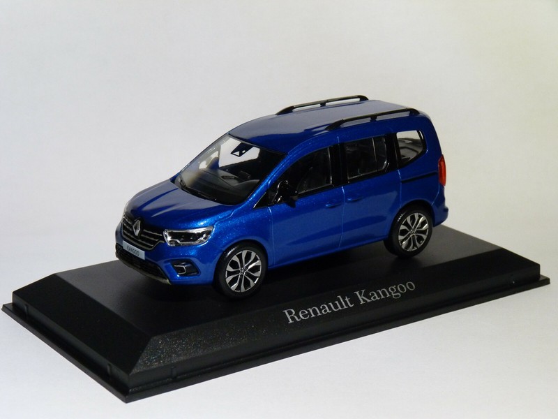 Nouveau Renault Kangoo Ludospace De 2021 Au 1/43 De Norev 511364 Bleu