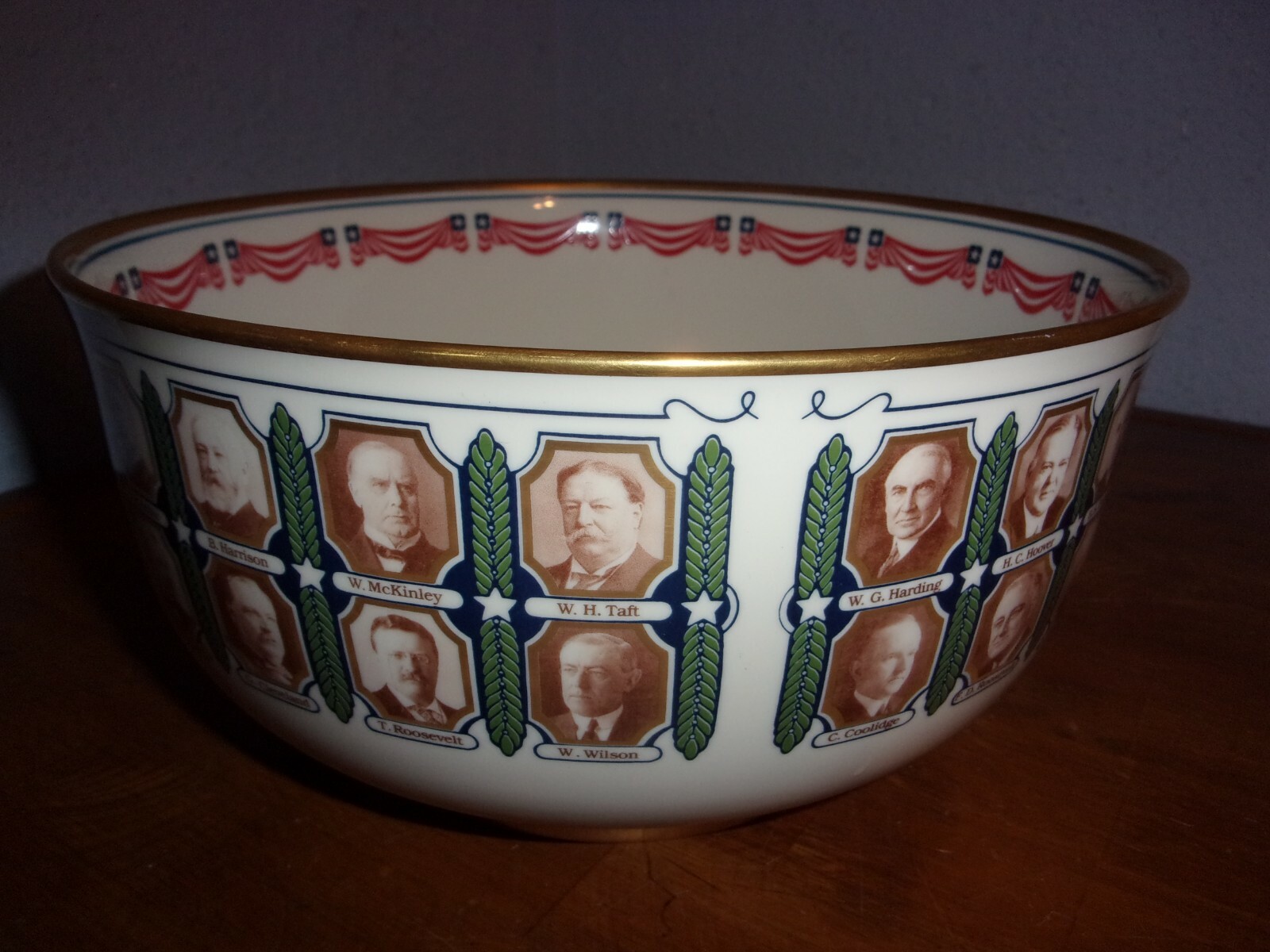 Pickard Presidential Bowl US Historical Society Limited Edition