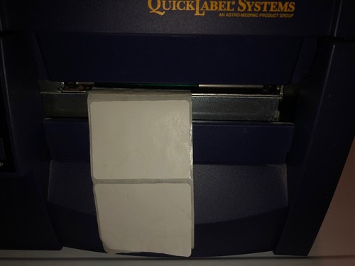 Quick Label Systems PRONTO 474 Label Maker AC 120V 60Hz 2.5A (MACHINE ONLY)