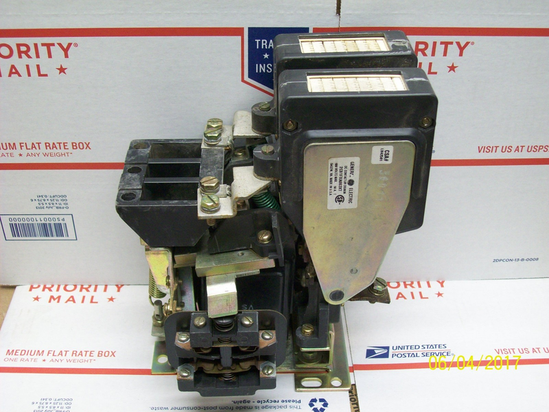GE DS303A Contactor 50A 115/120V Coil Model 22D101G3A