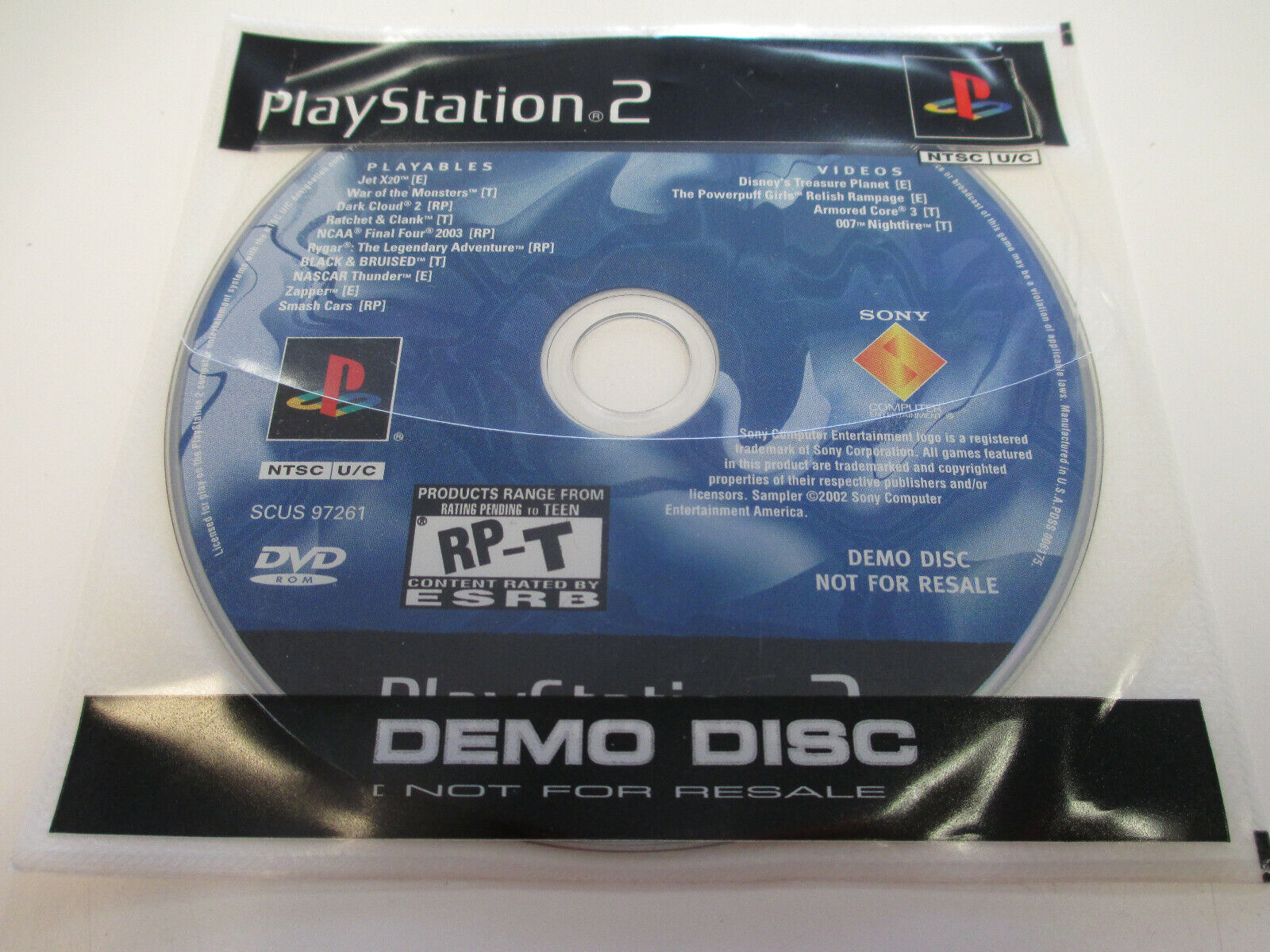 Playstation 2 Kiosk 2.8 DEMO DISC scus-97261 Original Sleeve Playstation 2 Kiosk 2.8 DEMO DISC scus-97261 Original Sleeve