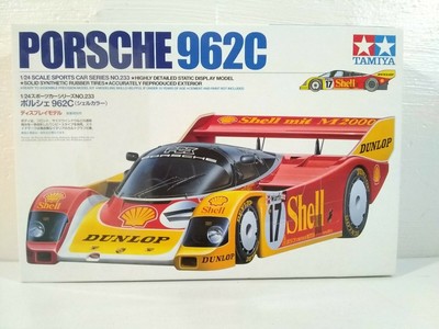 Tamiya Porsche 962C Shell Worlds Championship 1:24 Model Kit 24233 For Parts