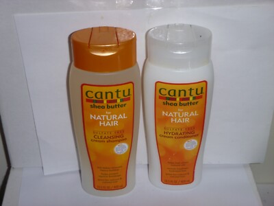 (2 pack) Cantu Cleansing Cream Shampoo & Conditioner Natural Hair 13.5oz