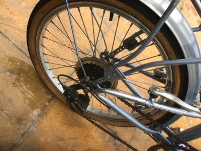 Two folding bikes hardly used good conditions pick up only 