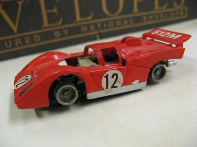 Tyco Vintage HO 1970   1977 Tyco Pro Red Lighted Ferrari 512