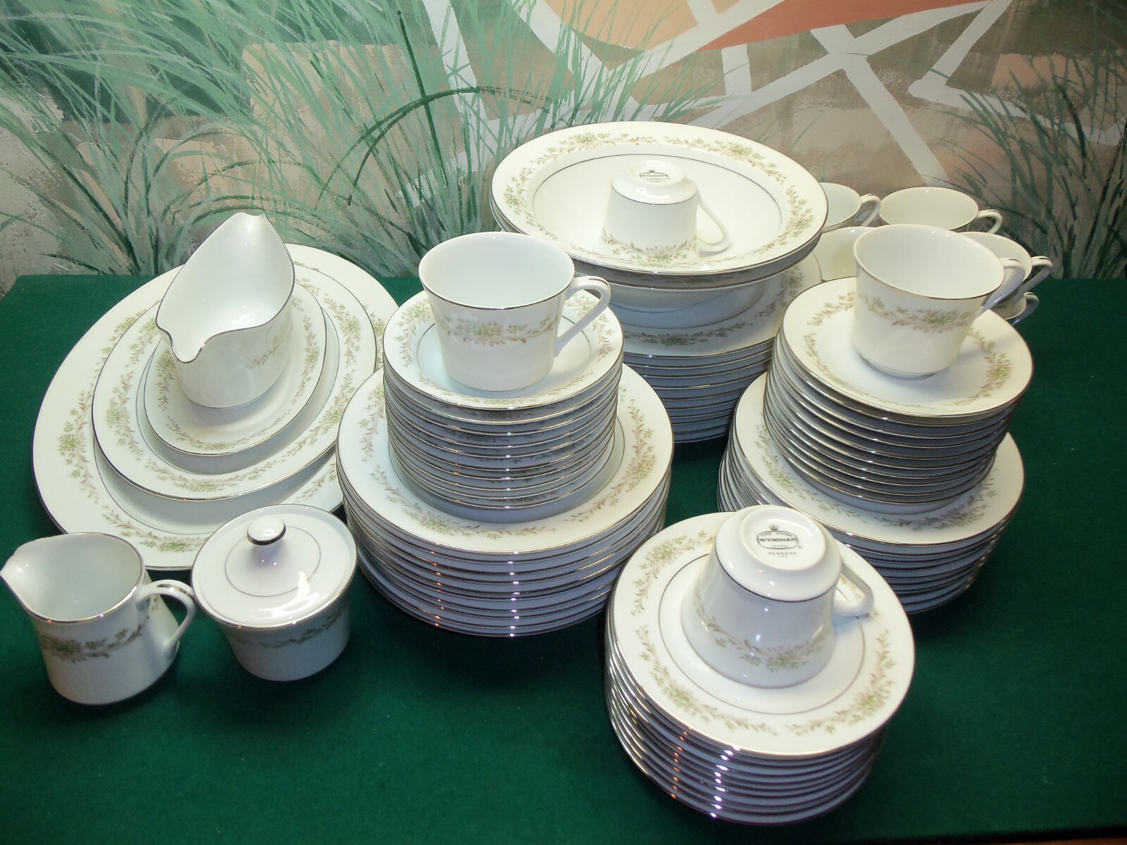 FINE CHINA WYNDHAM JAPAN お皿セット 81 PIECE PARTIAL SET OF WYNDHAM FINE CHINA MADE IN JAPAN PENROSE