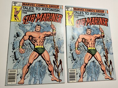  Tales To Astonish #1 SUB-MARINER Marvel x2 1979 NM Beautiful Books!! Newsstand!
