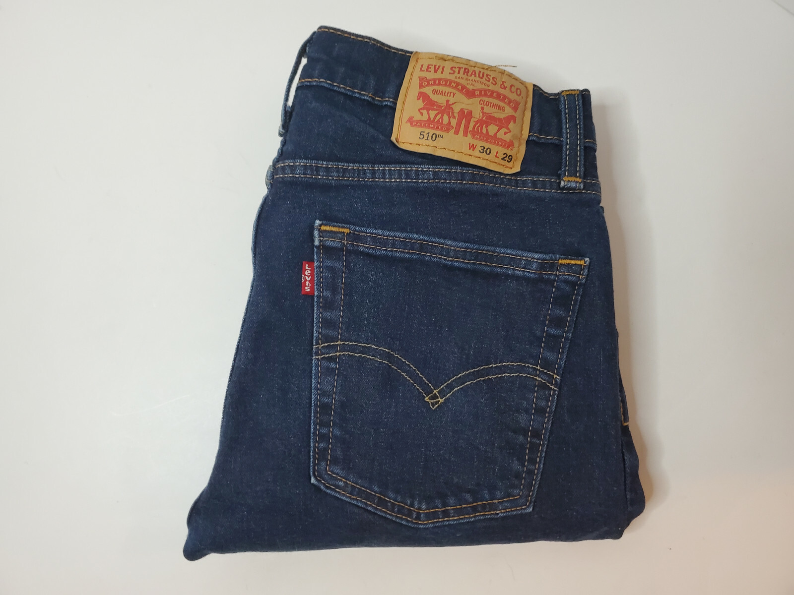 Levis Mens Jeans 30 x 29 Skinny 510 