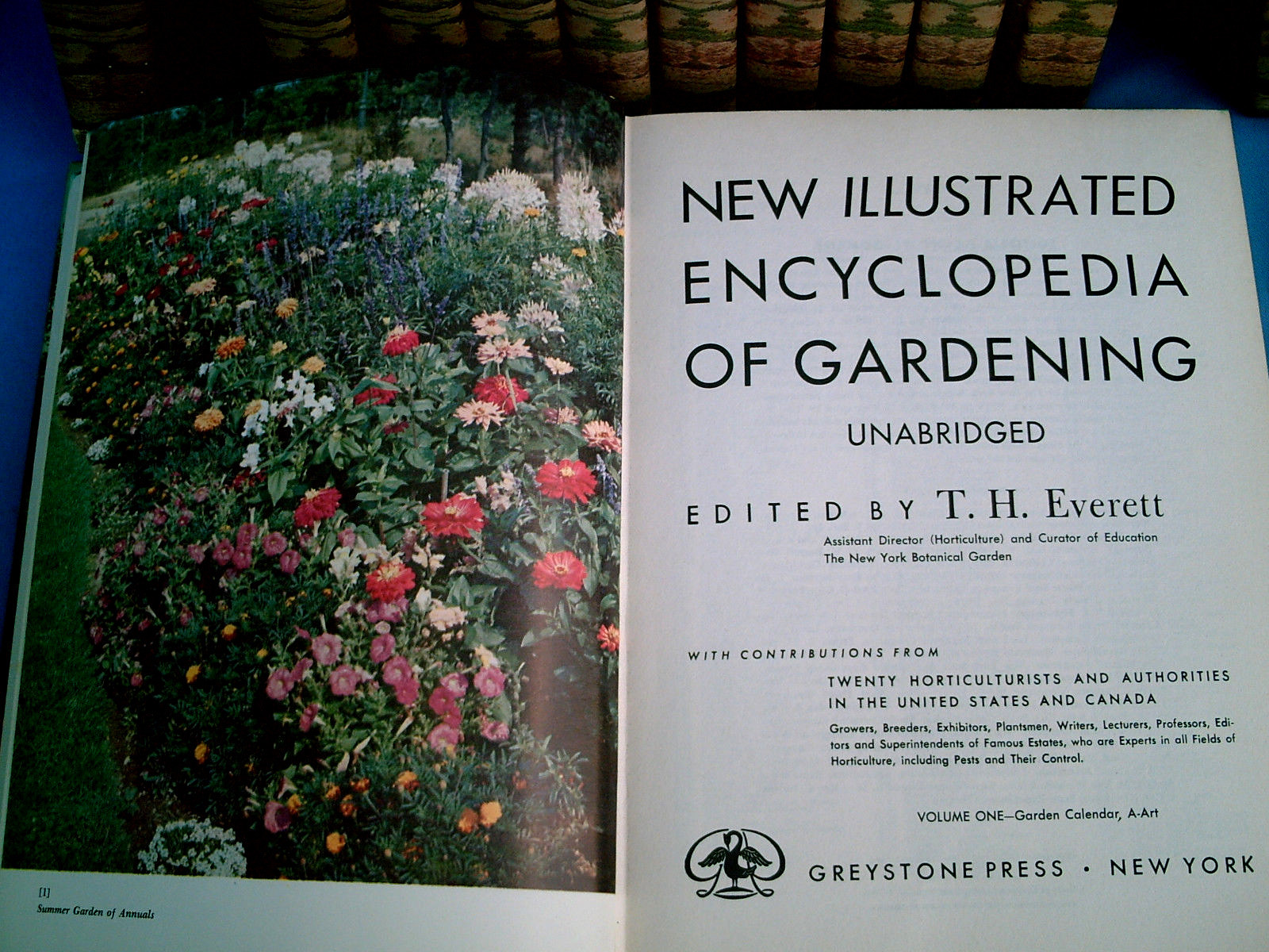 VINTAGE FULL SET of 12 New Illustrated Encyclopedia of Gardening Greystone Book