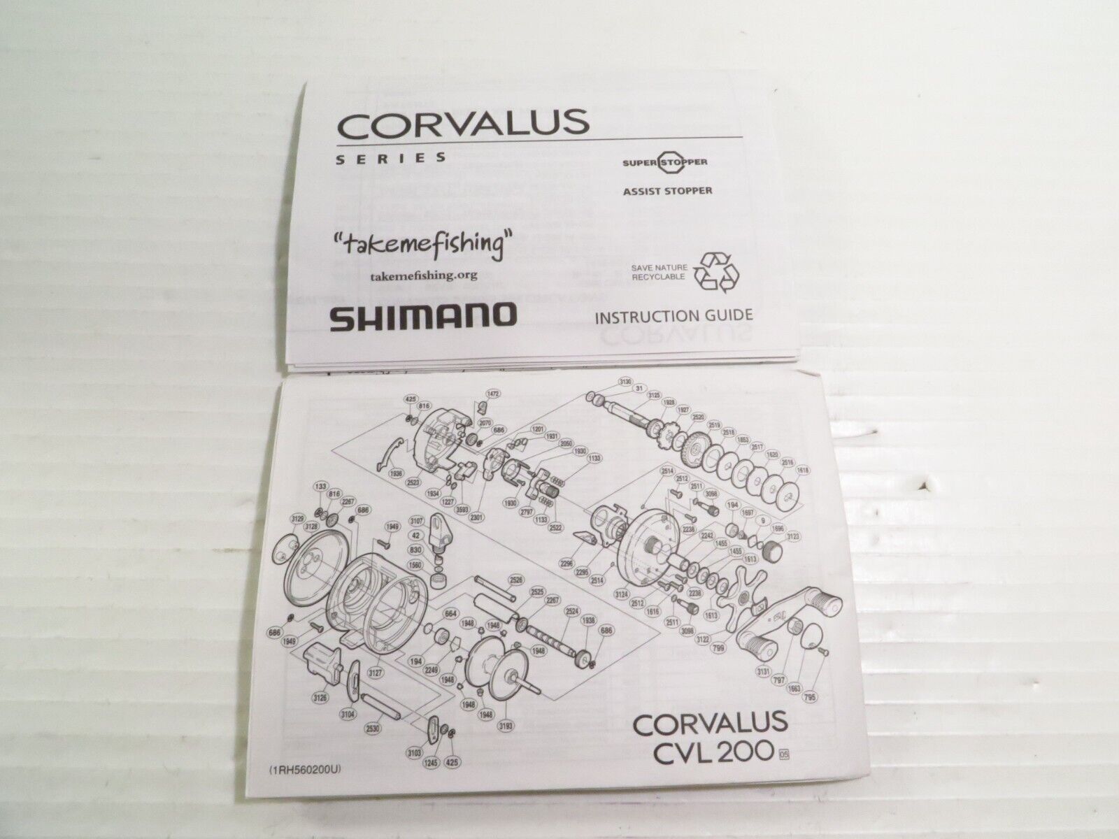 SHIMANO Fishing Reel INSTRUCTION MANUAL GUIDE: CVL-100/200 SHIMANO Fishing Reel INSTRUCTION MANUAL GUIDE: CVL-100/200