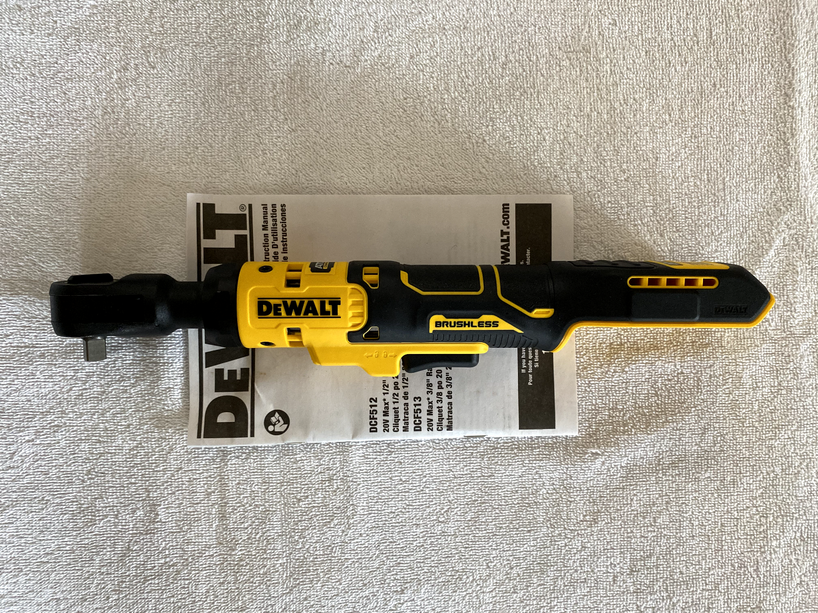 New Dewalt Atomic Series DCF513B 20 Volt  Li-ion 3/8” Brushless Cordless Ratchet