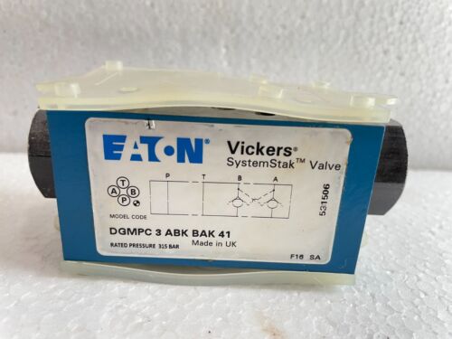 EATON VICKERS DGMPC-3-ABK-BAK-41 HYDRAULIC PILOT OPERATED CHECK VALVE NEW
