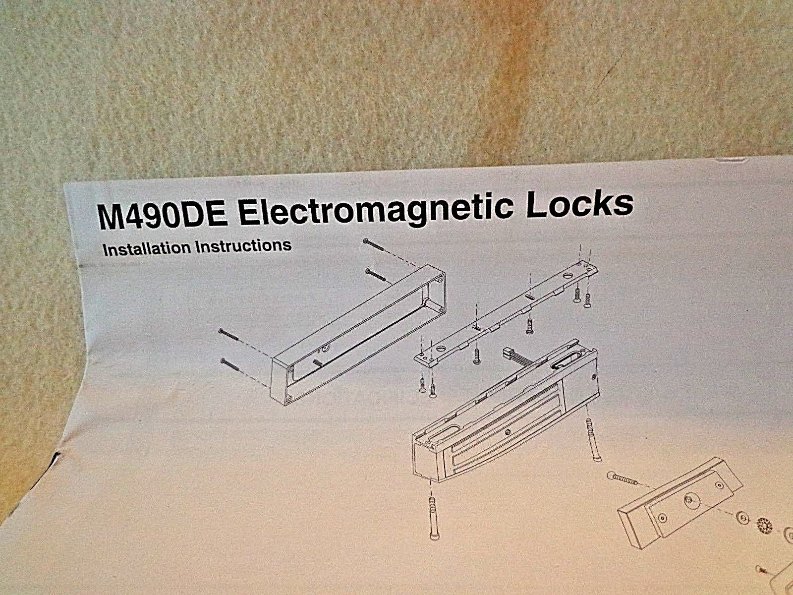 SCHLAGE M490DEPx STANDARD ELECTROMAGNETIC SECURITY LOCK,1500lb MAGNET-NEW