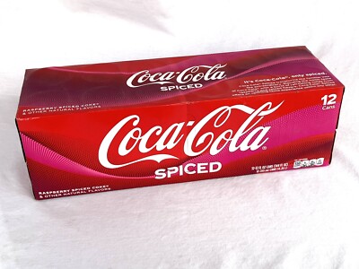 Coca Cola Spiced Raspberry Soda Soft Drink 12 Pack Coke Soda Pop 12oz Cans