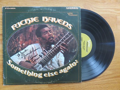 RICHIE HAVENS signed 1968 SOMETHING ELSE AGAIN Record WOODSTOCK FREEDOM To Jack