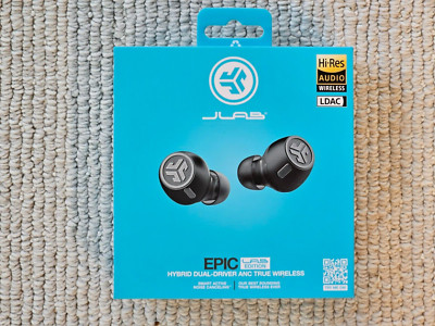 JLab Epic Lab Edition True Wireless Earbuds Black EBELABRBLK82 SEALED