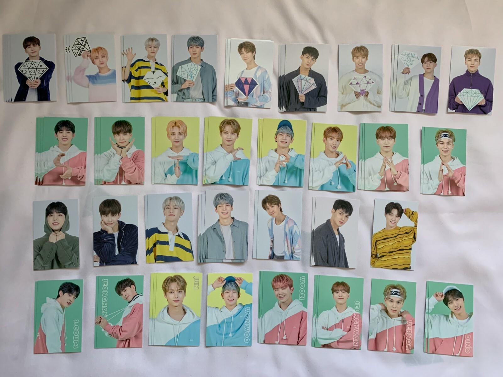 タレントカード SVT CARAT LAND 2020 TRADING CARDS SET SEVENTEEN 2020 SVT 4th Fan Meeting Seventeen in Carat Land